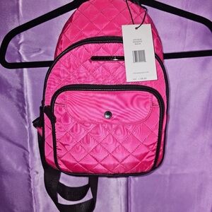 Steve Madden Pink Quilted Crossbody Bag